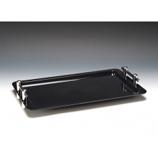 Tava dreptunghiulara catering diam 53x32cm policarbonat neagra MN0136198