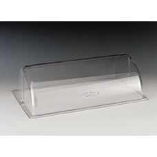 Capac rolltop dreptunghiular GN 1/1 RAKI, din policarbonat, 54x34,5cm
