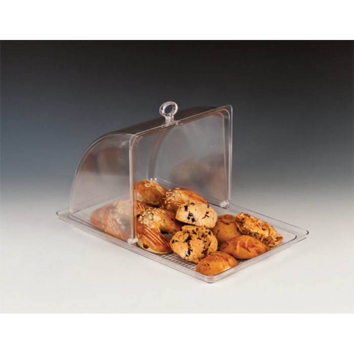 Tava policarbonat dreptunghiulara cu capac rolltop RAKI, 43x28xh24cm