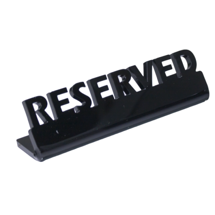 Suport acrilic rezevat pentru restaurant negru MN0136268