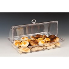 Tava adanca policarbonat RAKI dreptunghiulara si capac rolltop, 43x28xh22cm
