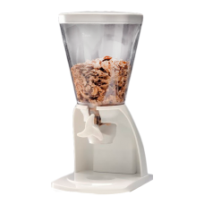 Dispenser cereale 5,5l policarbonat 21x25x47cm alb