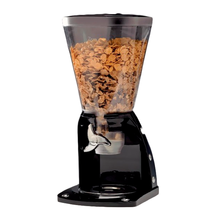 Dispenser cereale 5,5l policarbonat RAKI 21x25x47cm negru