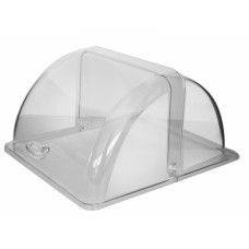 Capac rolltop policarbonat GN 1/2 RAKI, 33x27cm