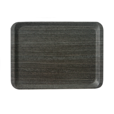 Tava servire dreptungiulara RAKI, 53x37cm, plastic cu acoperire antialunecare, culoare granit