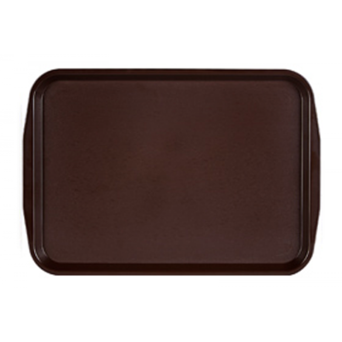 Tava servire dreptunghiulara RAKI, 53x37cm, plastic, culoare maro