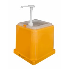 Dispenser mustar cu pompa si capac RAKI 2l din polipropilena