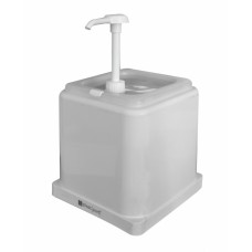 Dispenser maioneza cu pompa si capac RAKI 2l din polipropilena