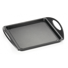 Tava pentru copt ANTIK ARS 25x25xh5cm cu manere, aluminiu, strat antiaderent