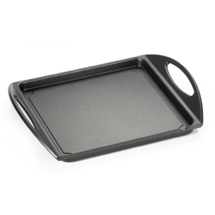 Tava pentru copt ANTIK ARS 25x25xh5cm cu manere, aluminiu, strat antiaderent