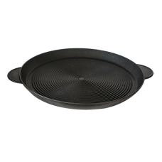 Tava pizza cu nervuri cu 2 manere ANTIK ARS 38,5xh4cm, aluminiu, strat antiaderent 