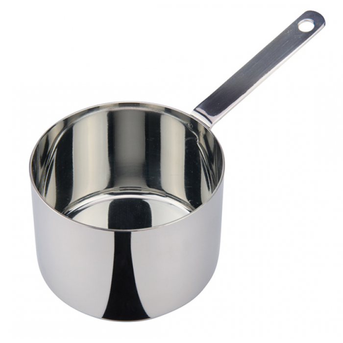 Mini cratita cu maner servire, ILSA, D9xh6cm, 350ml, inox