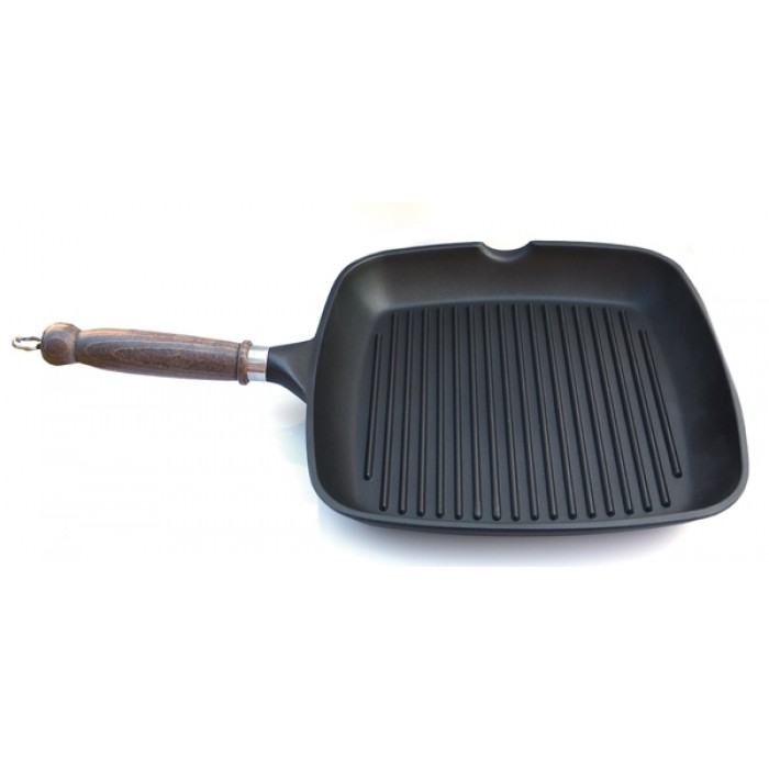 Tigaie grill ANTIK ARS 29x29xh4,5cm, aluminiu, strat antiaderent