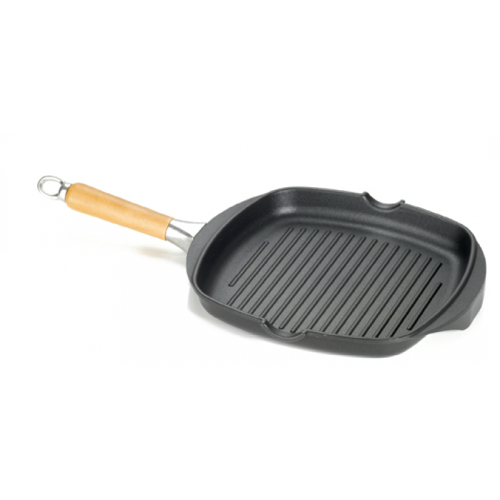 Tigaie grill ANTIK ARS 28x28xh5cm, aluminiu, strat antiaderent 