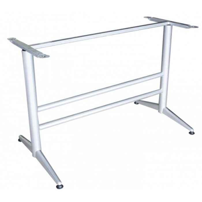 Picior, baza din metal pentru blat dreptunghiular RAKI culoare gri clasic 105x48xh72cm