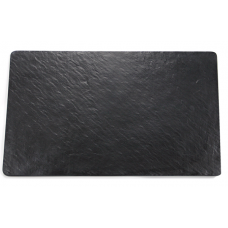 Platou servire melamina RAKI, GN 1/1 52,5x33cm, imitatie ardezie