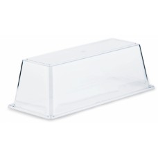 Set display bufet RAKI, platou alb cu capac transparent, 34x14xh11,5cm