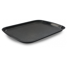 Tava servire dreptunghiulara ATLAS, 44x32cm, plastic, neagra