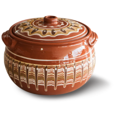 Oala ceramica,lut 6,5l TROEANSKA SARKA