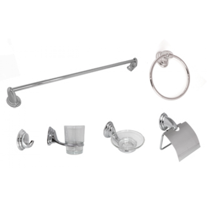 Set accesorii cromate baie 6 piese 5400 MN016510