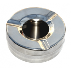 Scrumiera din inox RAKI cu capac 9,5x3cm