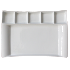 Platou 6 compartimente din portelan 37x26cm Colectia MILANO MN0177122