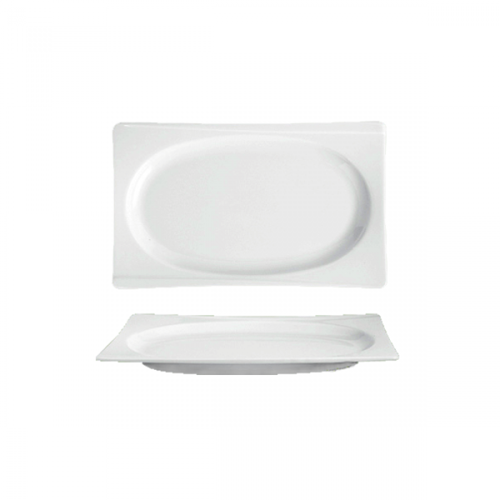 Platou dreptunghiular din portelan 25x16cm colectia HONG KONG MN0177133