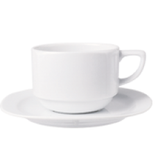 Ceasca si farfurioara din portelan 170cc colectia GALA MN017749