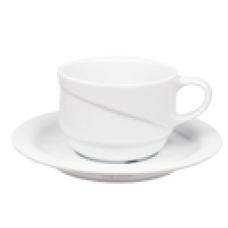Ceasca si farfurioara din portelan 140cc colectia X-TANBUL MN018069