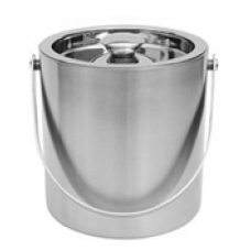 Vas inox pereti dubli pentru cuburi gheata RAKI cu capac D15xh16cm 2,1l