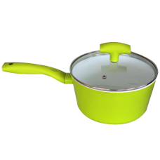 Cratita GRAMMY 20cm de culoare verde,acoperita cu un strat ceramic,neaderent