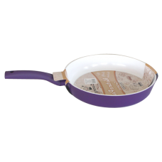 Tigaie GRAMMY 26cm de culoare mov,acoperita cu un strat ceramic,neaderent