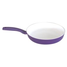 Tigaie GRAMMY 28cm,de culoare mov,acoperita cu un strat ceramic,neaderent
