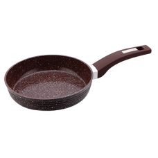 Tigaie inductie CULINARO ECO 24cm, aluminiu cu strat ceramic antiaderent marmorat, maro