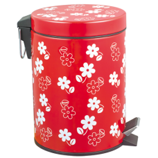 Cos gunoi cu pedala 5L rosu MN018588