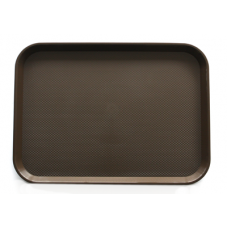 Tava servire dreptunghiulara RAKI, 41,5x30xh2cm, plastic, suprafata antialunecare, maro
