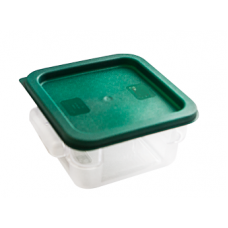 Caserola depozitare alimente, cu capac, RAKI din policarbonat 2lt, 18x18xh10cm