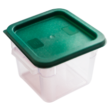 Caserola depozitare alimente, cu capac, RAKI din policarbonat 4lt, 18x18xh19cm