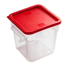 Caserola depozitare alimente, cu capac, RAKI din policarbonat 8lt, 22,5x22,5xh23cm