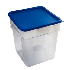 Caserola depozitare alimente, cu capac, RAKI din policarbonat 18lt, 28,5x28,5xh32cm