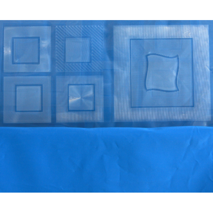 Perdea baie 180x180cm albastra MN0198317