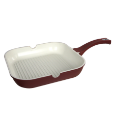Tigaie grill cu invelis ceramic antiaderent GREENLINE, 28x28cm