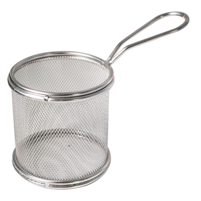 Cosulet servire rotund RAKI, D9xh9cm, pentru cartofi prajiti