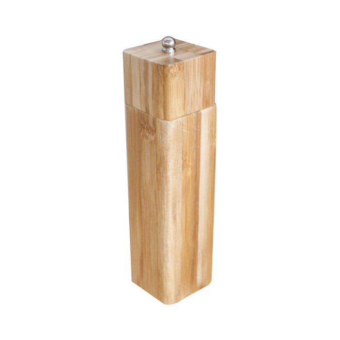 Rasnita din bambus pentru piper RAKI, 5x5xh15,5cm
