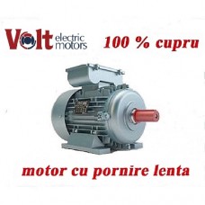 Motor electric monofazat Volt Motor 3 KW pornire lenta Turatii 1500RPM cupru