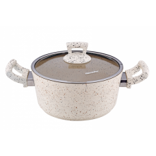 Oala 22x10,5cm 4l GRANITE-CREM MN018938