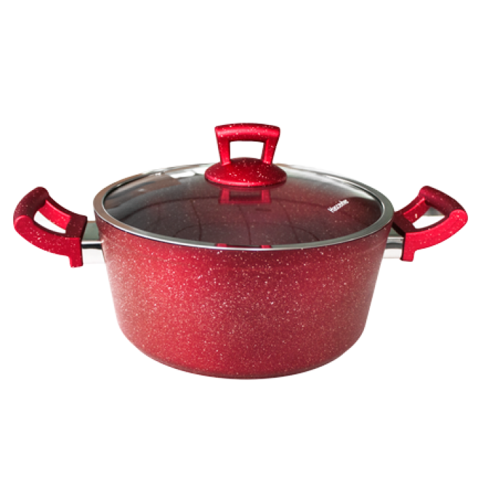 Oala 22x10,5cm 4l GRANITE-RED MN0189143