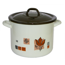 Oala emailata cu capac RAKI Rustica 24cm 8,9lt