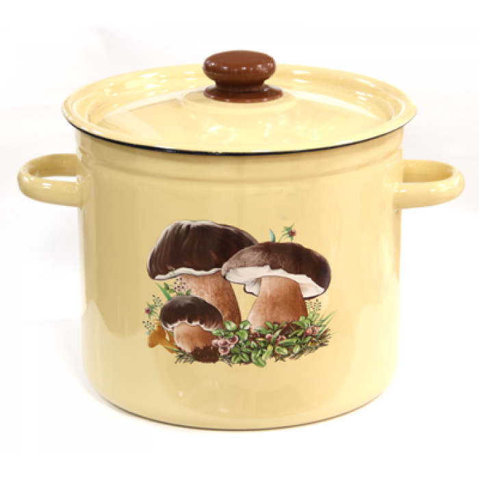 RAKI GABI Oala emailata cu capac 4,5L, otel carbon 