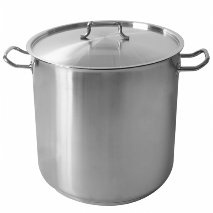 Oala inox adanca HORECA-JUMBO 28x28cm 17,2lt cu capac MN0189198